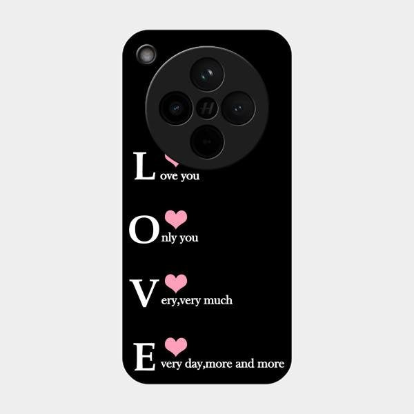 Love Glass Case Cover For Oppo Find X8 5G