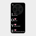 Love Glass Case Cover For Oppo Find X8 Pro 5G