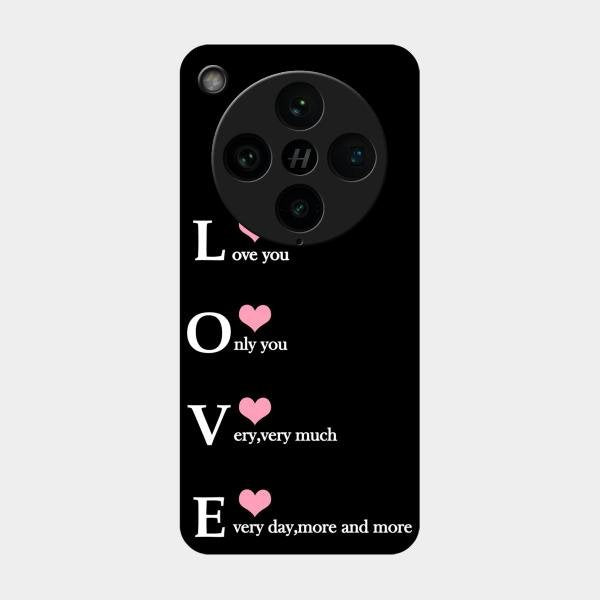 Love Glass Case Cover For Oppo Find X8 Pro 5G