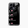 Love Glass Case Cover For Oppo Find X9 5G