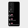 Love Glass Case Cover For Oppo K12X 5G
