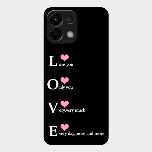 Love Glass Case Cover For Oppo K13 5G