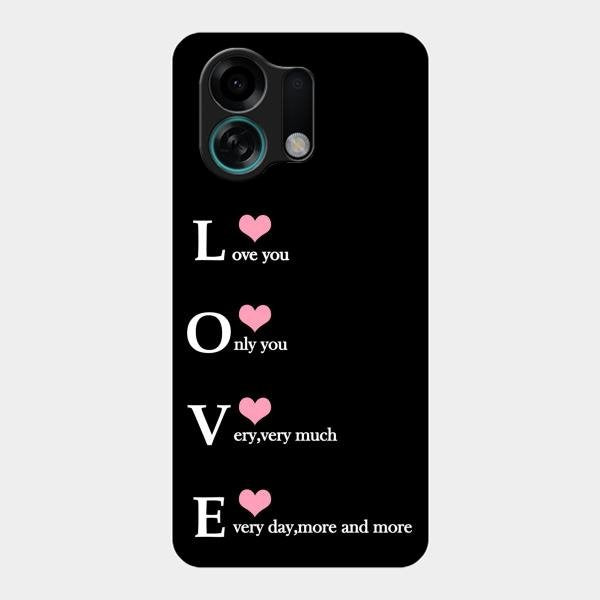 Love Glass Case Cover For Oppo K13 Turbo 5G