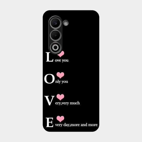 Love Glass Case Cover For Oppo K13X 5G