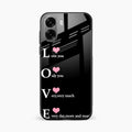 Love Glass Case Cover For Oppo K14x 5G