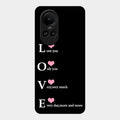 Love Glass Case Cover For Oppo Reno 10 Pro 5G