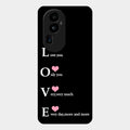 Love Glass Case Cover For Oppo Reno 10 Pro Plus 5G
