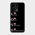 Love Glass Case Cover For Oppo Reno 13 Pro 5G