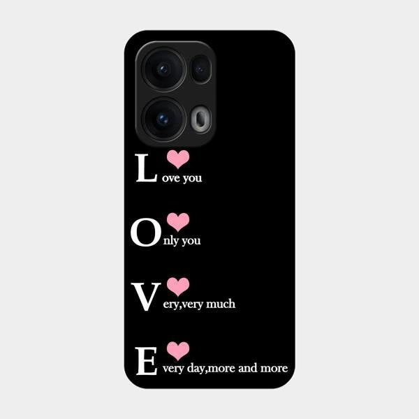 Love Glass Case Cover For Oppo Reno 13 Pro 5G