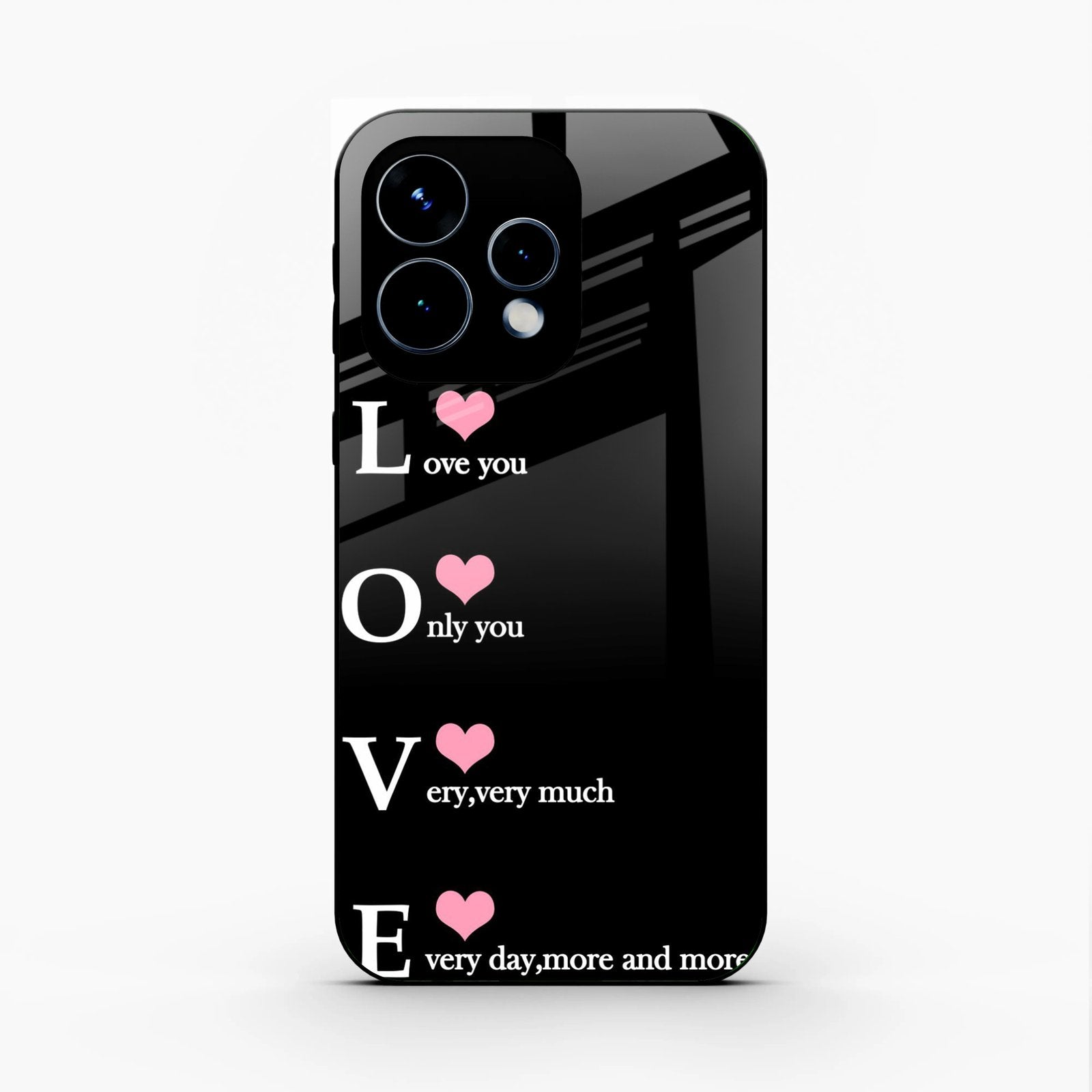 Love Glass Case Cover For Oppo Reno 15 5G
