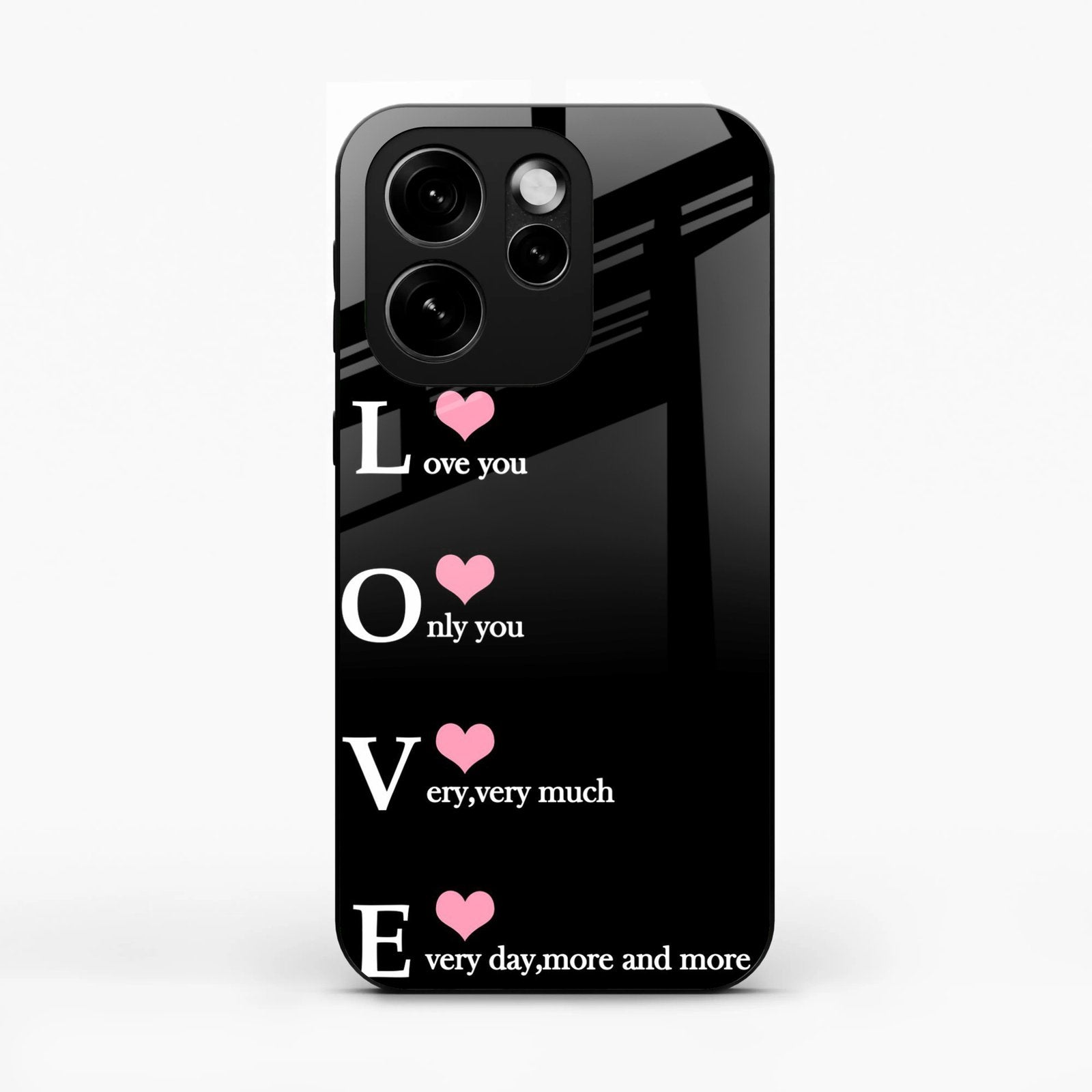 Love Glass Case Cover For Oppo Reno 15 Pro Mini 5G