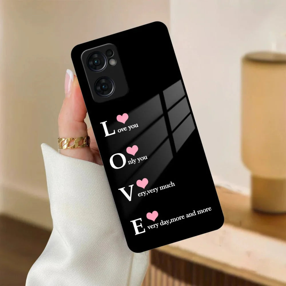 Love Glass Case Cover For Oppo - ShopOnCliQ