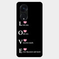 Love Glass Case Cover For Oppo Reno 8T 5G