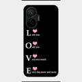 Love Glass Case Cover For Poco F7 5G