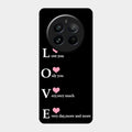 Love Glass Case Cover For Realme 12 Pro 5G