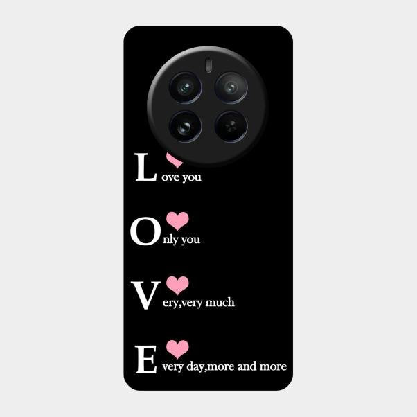 Love Glass Case Cover For Realme 12 Pro 5G