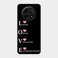 Love Glass Case Cover For Realme 12X 5G