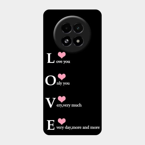 Love Glass Case Cover For Realme 13 5G