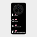 Love Glass Case Cover For Realme 14 Pro Plus 5G