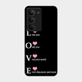Love Glass Case Cover For Realme 14X 5G
