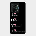 Love Glass Case Cover For Realme 15 Pro 5G