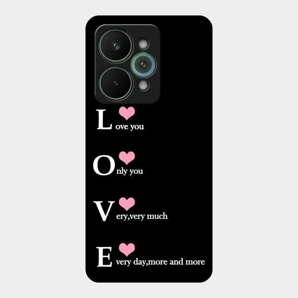 Love Glass Case Cover For Realme 15 Pro 5G