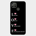 Love Glass Case Cover For Realme C21Y