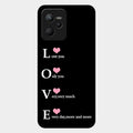 Love Glass Case Cover For Realme C35
