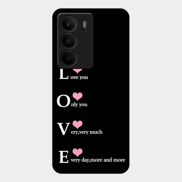 Love Glass Case Cover For Realme C75 5G