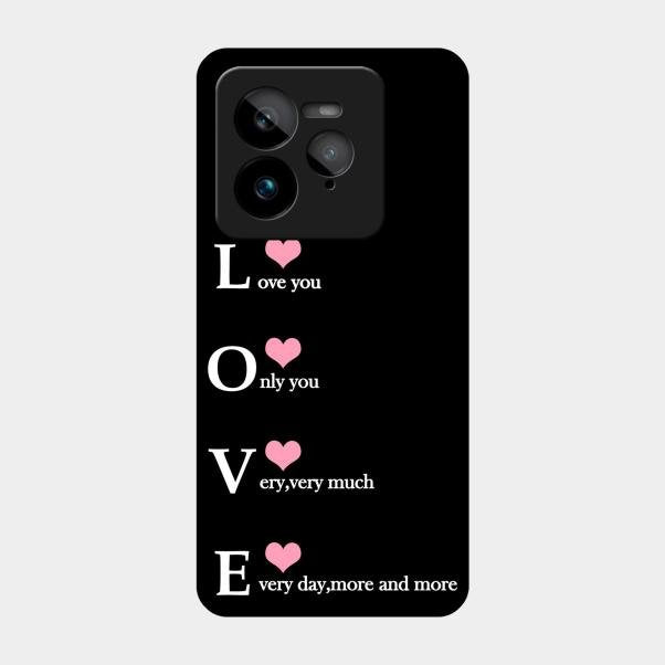 Love Glass Case Cover For Realme Gt 7 Pro