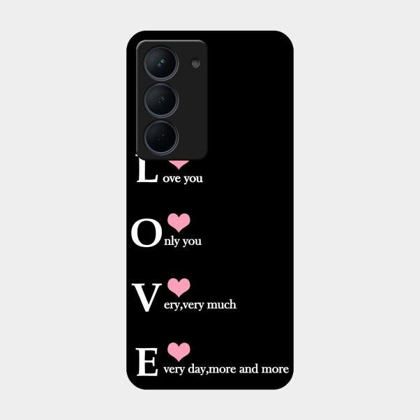 Love Glass Case Cover For Realme Narzo 80X 5G