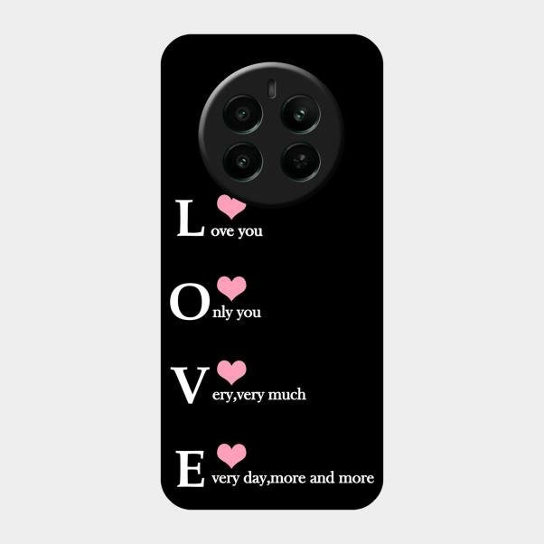 Love Glass Case Cover For Realme P1 5G