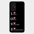 Love Glass Case Cover For Redmi 11 Prime 4G