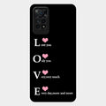 Love Glass Case Cover For Redmi Note 11 Pro Plus 5G
