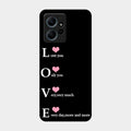 Love Glass Case Cover For Redmi Note 12 4G