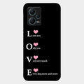 Love Glass Case Cover For Redmi Note 12 5G