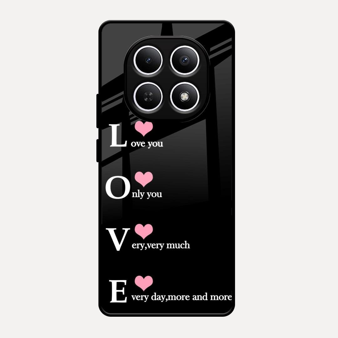 Love Glass Case Cover For Redmi Note 15 5G