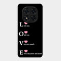 Love Glass Case Cover For Redmi Note 15 Pro Plus 5G