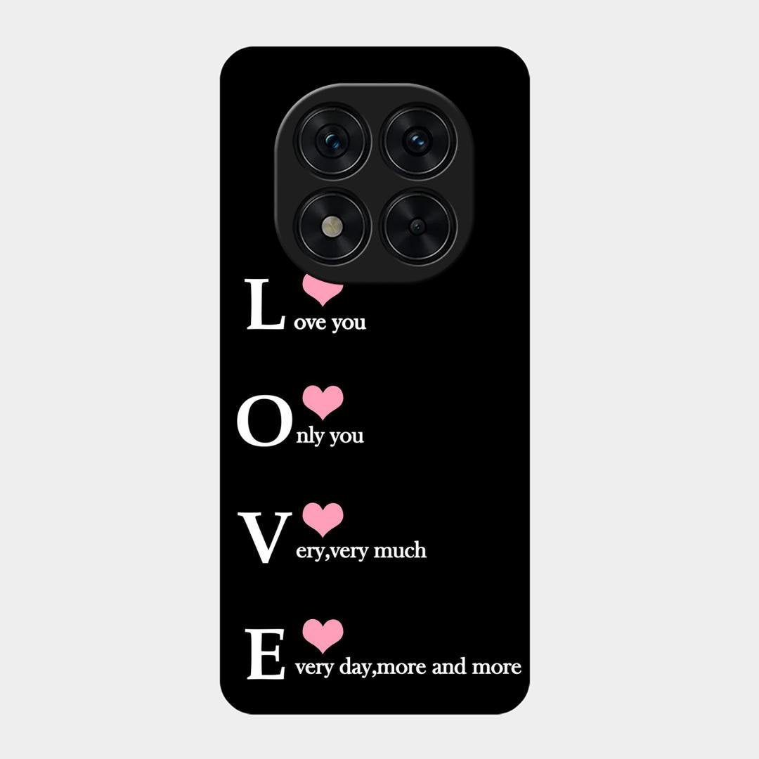 Love Glass Case Cover For Redmi Note 15 Pro Plus 5G