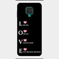 Love Glass Case Cover For Redmi Note 9 Pro Max