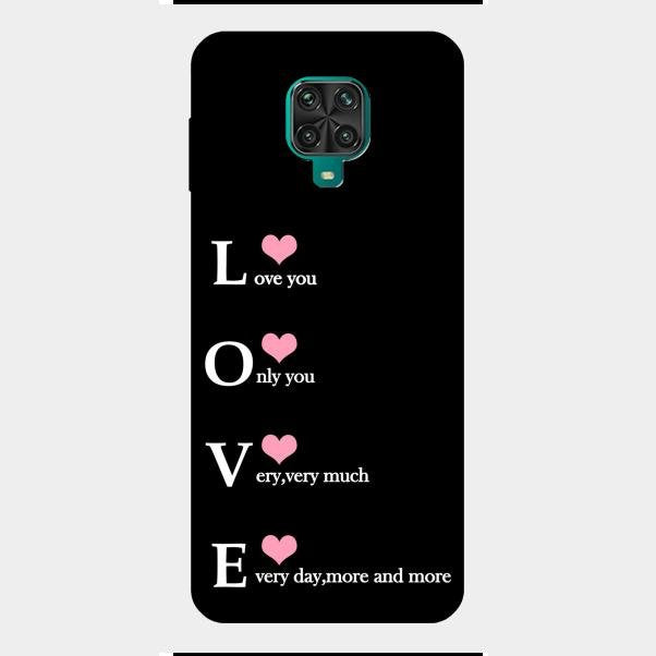 Love Glass Case Cover For Redmi Note 9 Pro Max
