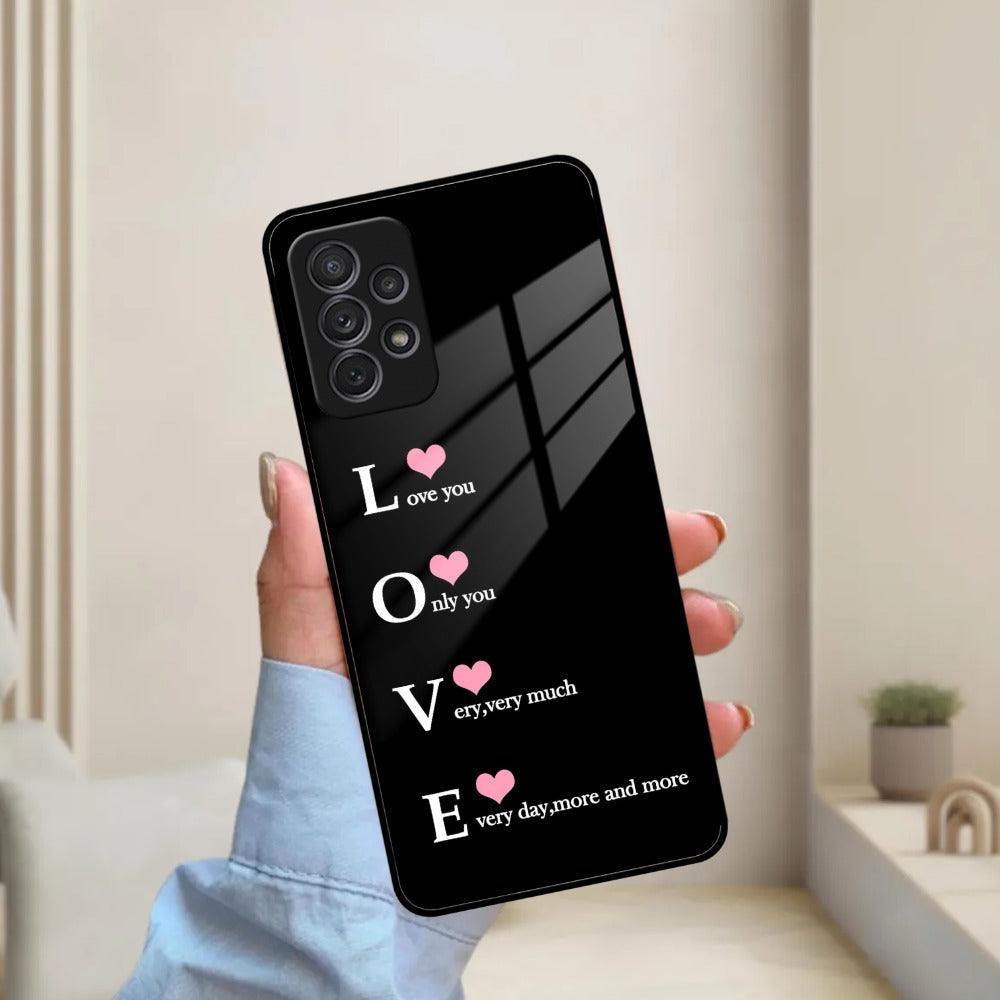 Love Glass Case Cover For Samsung - ShopOnCliQ