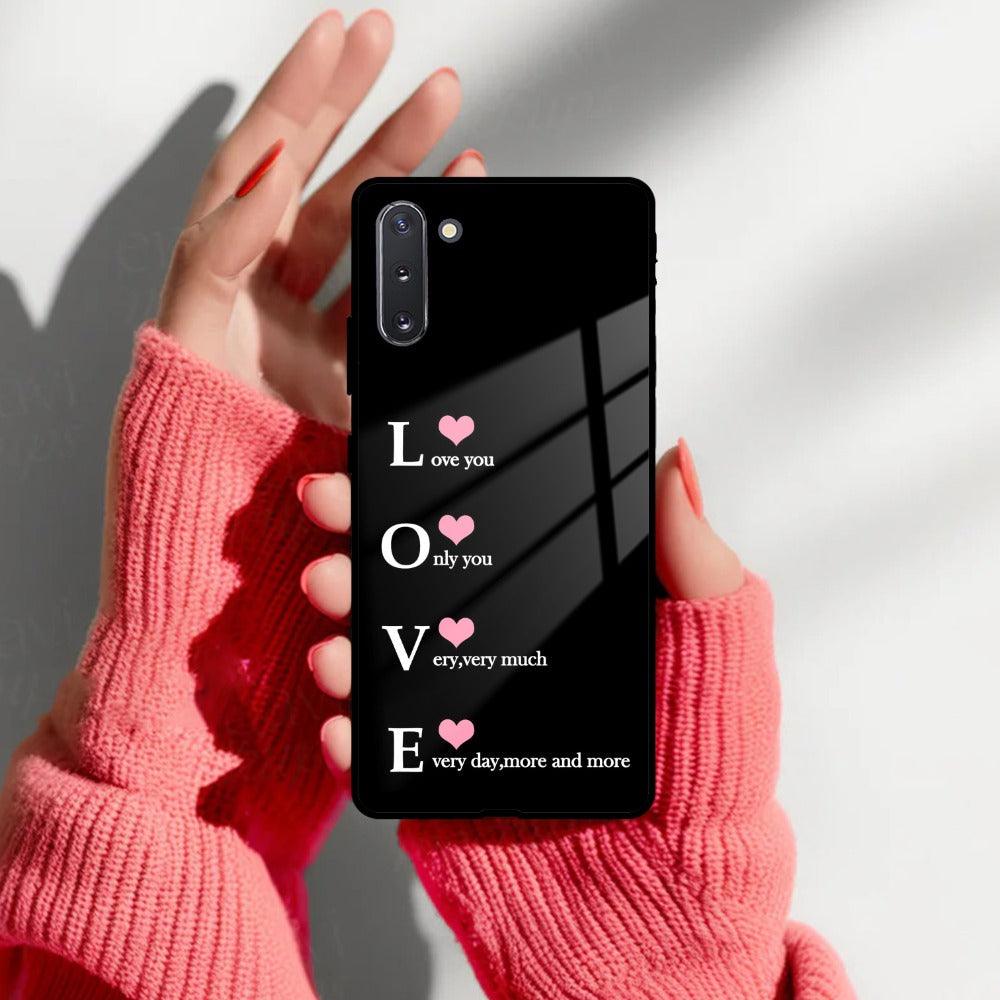 Love Glass Case Cover For Samsung - ShopOnCliQ