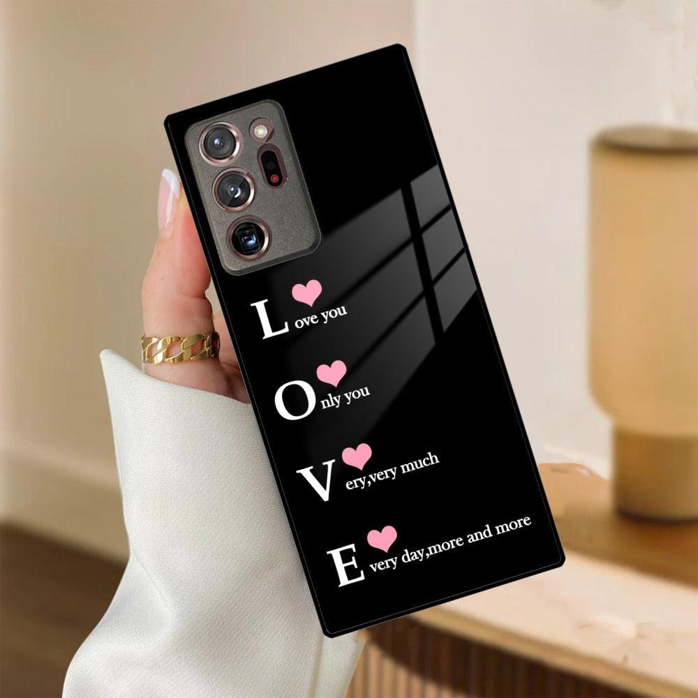 Love Glass Case Cover For Samsung - ShopOnCliQ