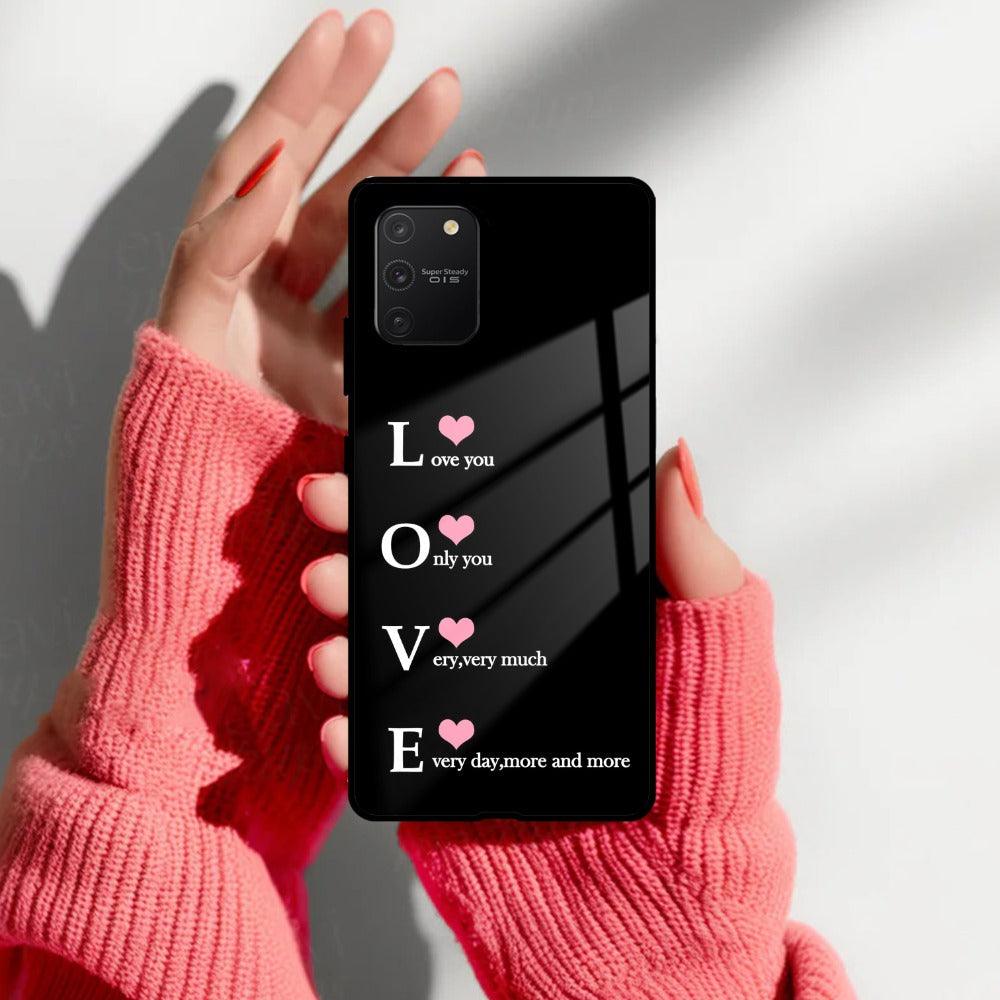 Love Glass Case Cover For Samsung - ShopOnCliQ