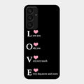 Love Glass Case Cover For Samsung Galaxy A25 5G