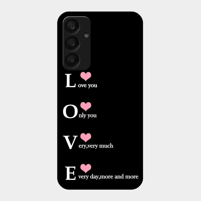 Love Glass Case Cover For Samsung Galaxy A25 5G