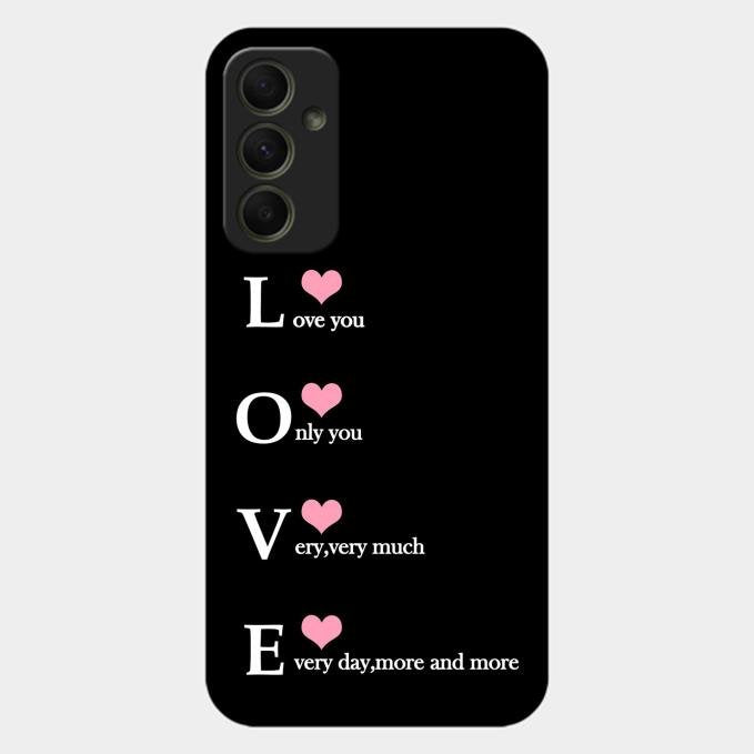 Love Glass Case Cover For Samsung Galaxy A34 5G
