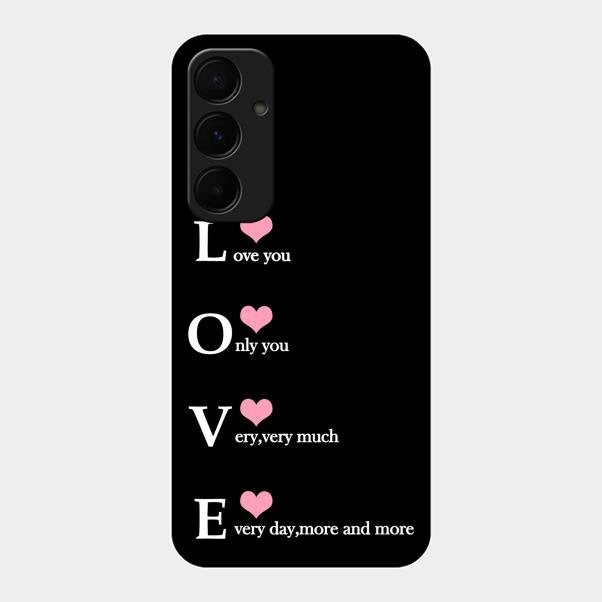 Love Glass Case Cover For Samsung Galaxy A35 5G