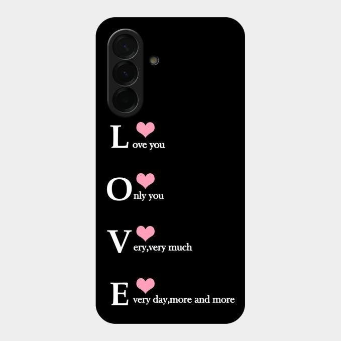Love Glass Case Cover For Samsung Galaxy A36 5G